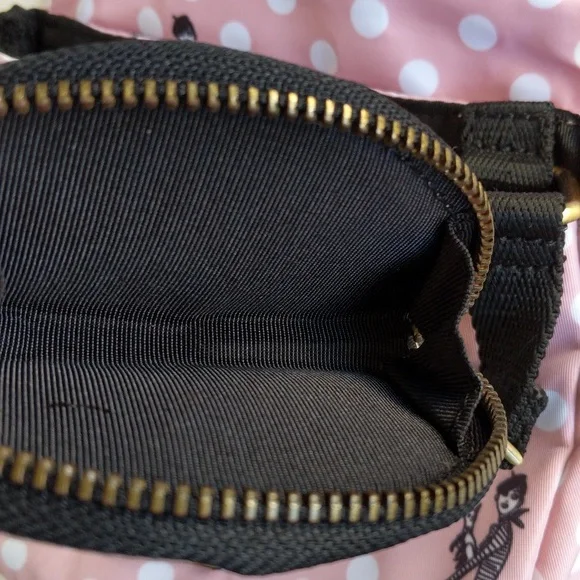 IZAK Pink Zazie Dots Flap Crossbody Bag, Coin Purse and Key Chain - Picture 14 of 15